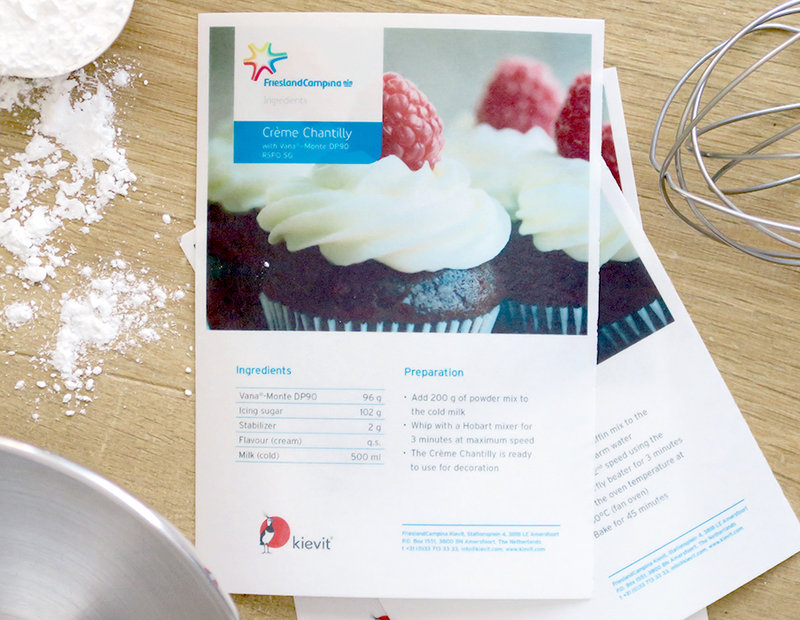 Eetbare flyer met haarscherpe fullcolour print